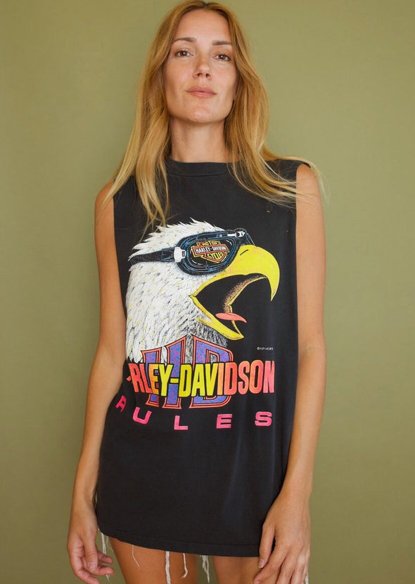 Vintage 90s Harley Eagle Tank