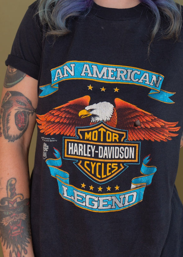 Vintage 1989 American Legend Harley Tee