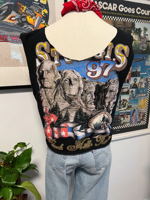 Vintage 1997 Sturgis Follow the Spirit Cropped Tank