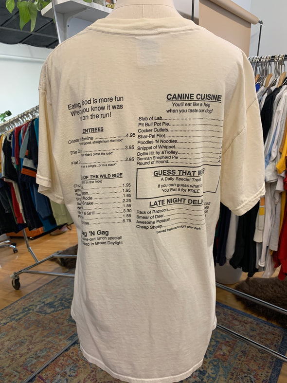 Vintage 90's Grungy Road Kill Cafe Tee