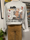 Vintage 1989 Funny Hogs and Chicks Sweatshirt