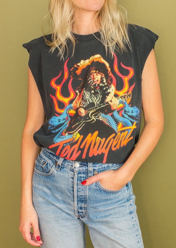 Vintage 90s Ted Nugent Muscle Tank