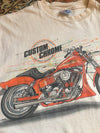Vintage 1993 Grungy Custom Chrome Harley Tank
