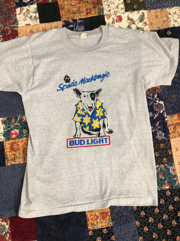 Vintage 1980s Spuds MaKenzie Bud Light Tee