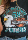 Vintage 1998 Harley 58th Sturgis Rally Tee