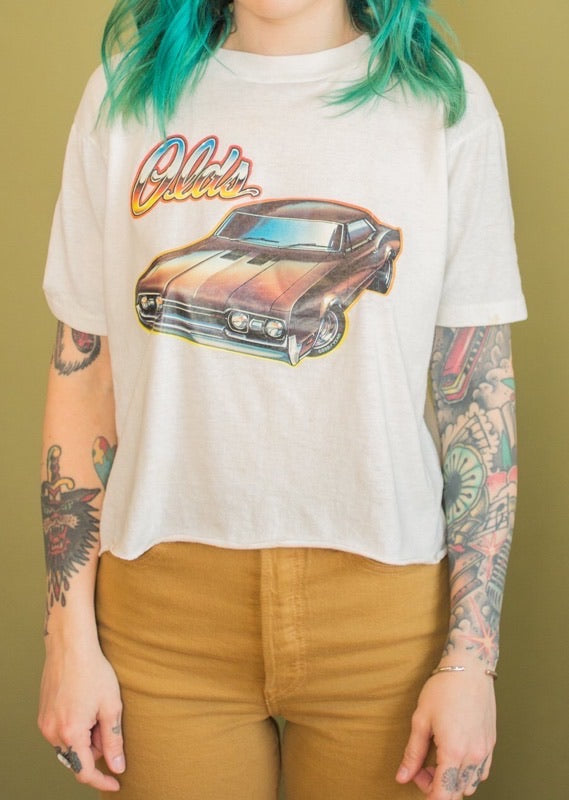 Vintage Oldsmobile Cropped Tee