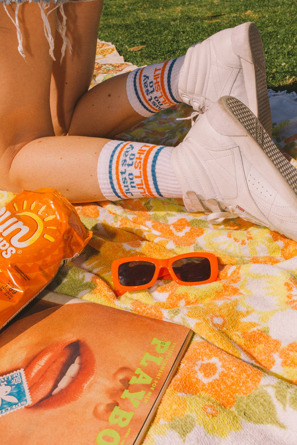 SAMPLE SALE Just say no to Bullshit Socks
