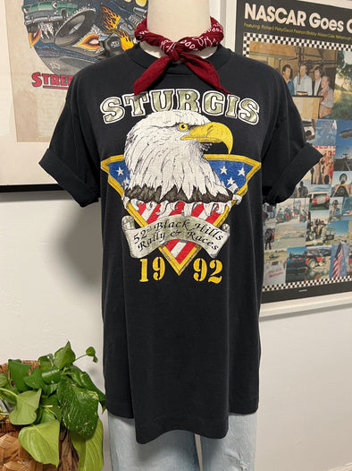 Vintage 1992 Sturgis Distressed Eagle Tee
