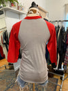 Vintage 1980's Budweiser Beer Ringer Tee