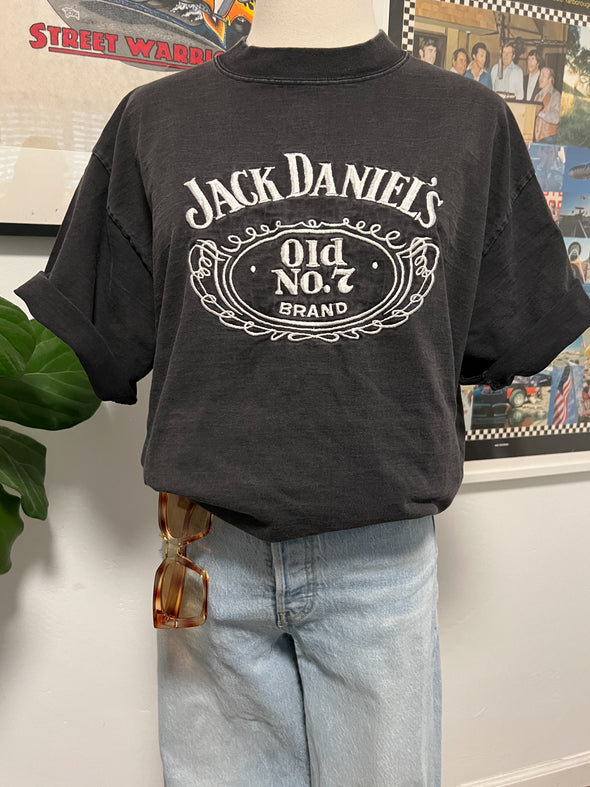 Vintage 90's Jack Daniel's Embroidered Tee