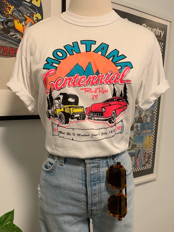 Vintage 1989 Montana Rod Run Tee