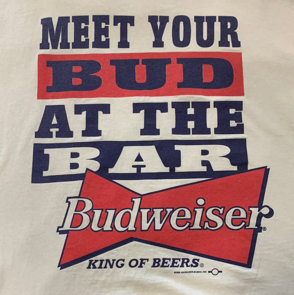 Vintage 1996 Funny Budweiser Tee