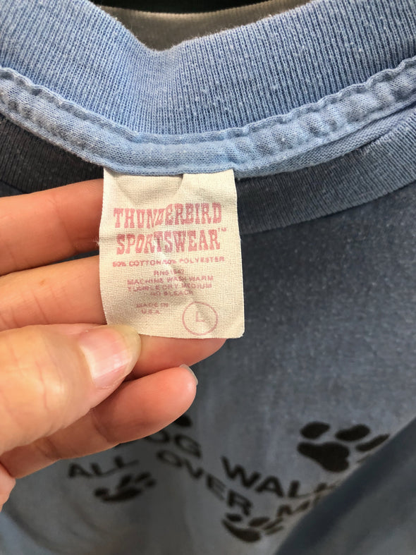 Vintage 1980's My Dog Walks All Over Me Tee