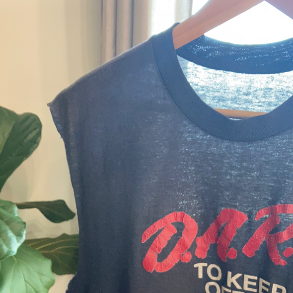 Vintage 90s Paper Thin D.A.R.E. Tank