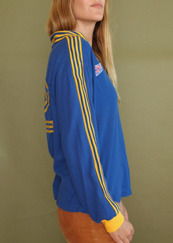 Vintage 1980s Union Jacks Long Sleeve Sweater