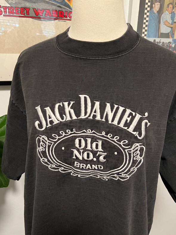 Vintage 90's Jack Daniel's Embroidered Tee