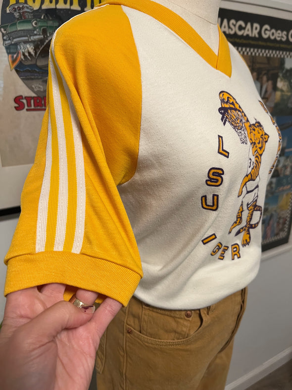 Vintage 80’s LSU Tiger Basketball Tee