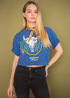Vintage 90s Cowskull Scottsdale Cropped Tee