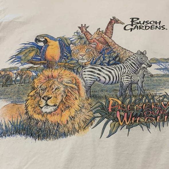 Vintage 90's San Segal Busch Garden Tee