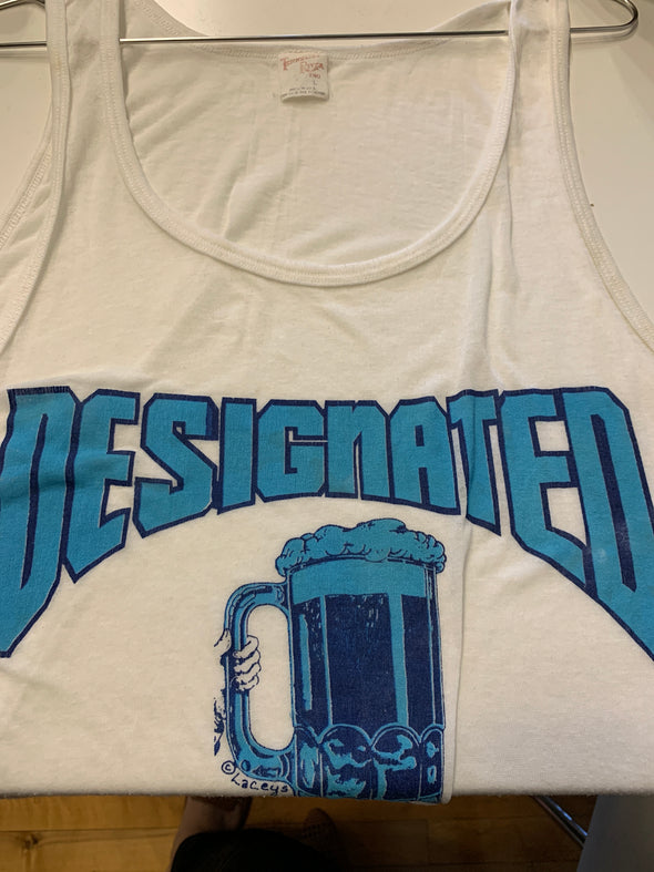 Vintage 1980's Paper Thin Nashville Designated Drinker Tank