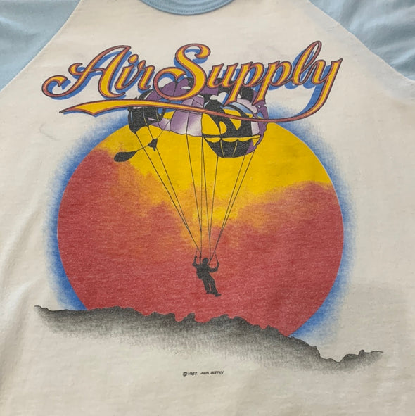 Vintage Rare 1982 Air Supply Raglan Tee