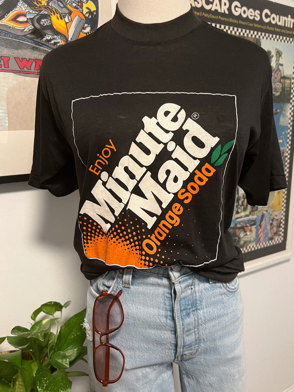 Vintage 1980's Minute Maid Orange Soda Tee