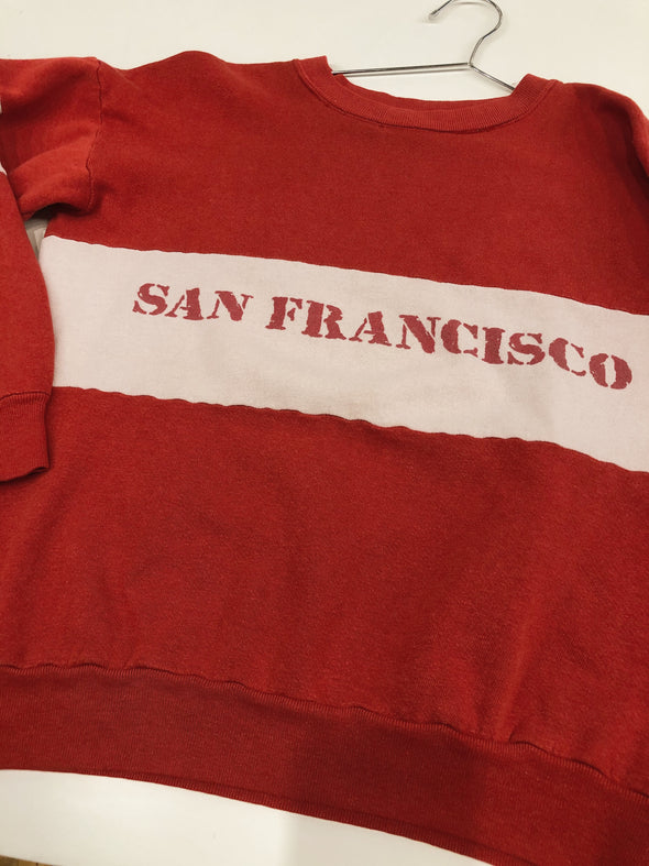 Vintage 80s/90s San Fran Color Block Sweatshirt