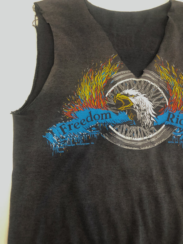Vintage 1983 Harley Freedom Rider Thin Tank
