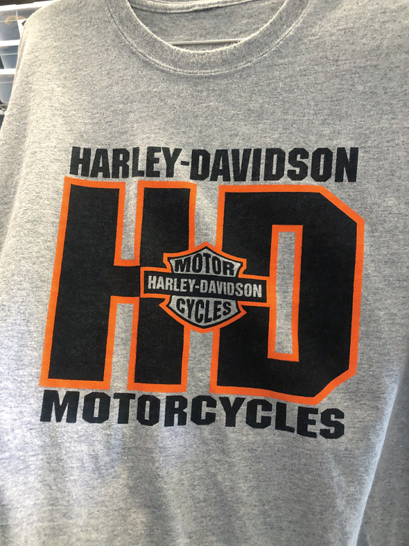 Vintage Harley Grey Tee
