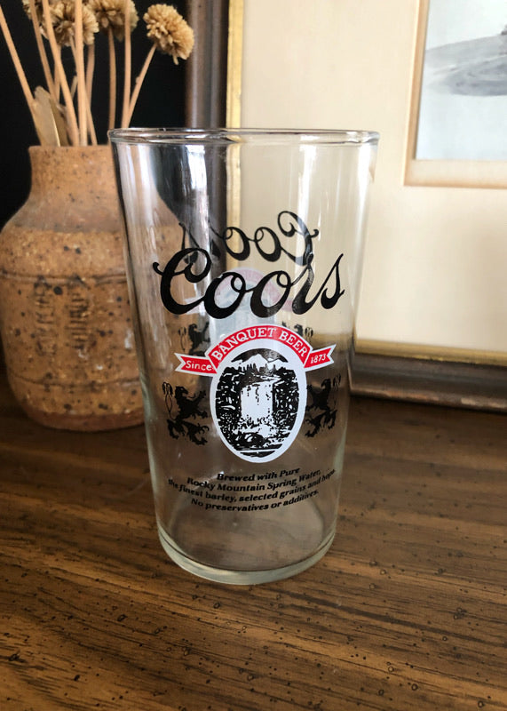 Vintage Coors Glass
