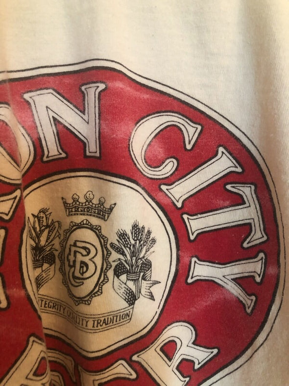 Vintage Iron City Beer Cropped Tee