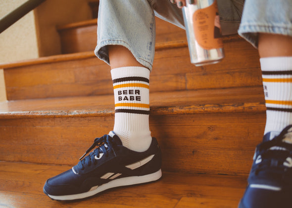 SAMPLE SALE Beer Babe Socks