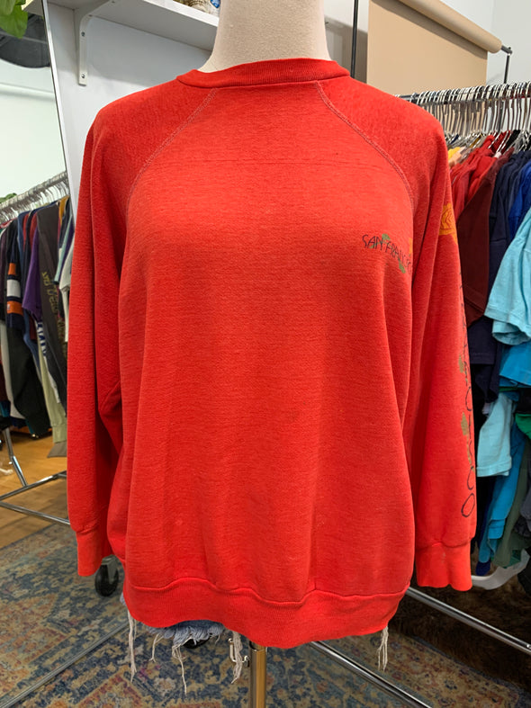 Vintage 80's Faded San Fransisco Sweatshirt