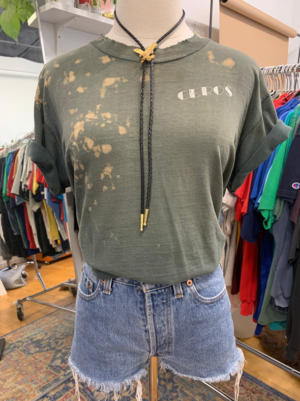 Vintage 1980's Grungy Ceros Bar Tee.