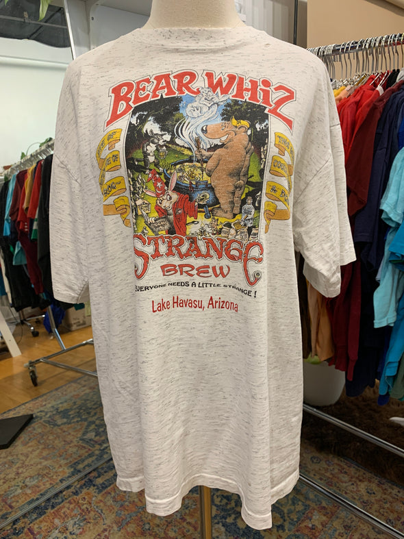 Vintage 90's Funny Bear Whiz Brew Tee