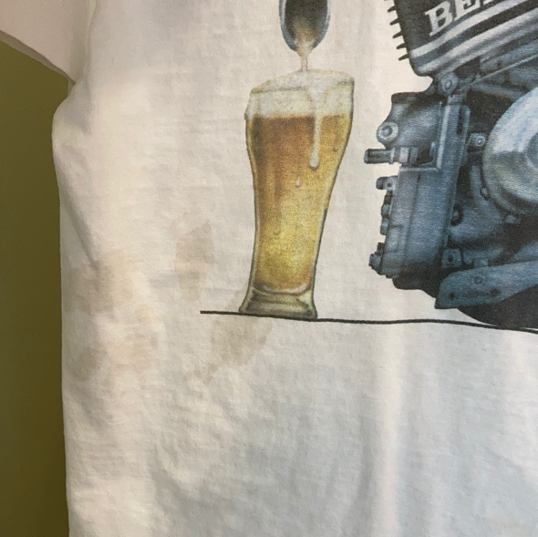 Vintage 90s Harley V Twin Beer Tee