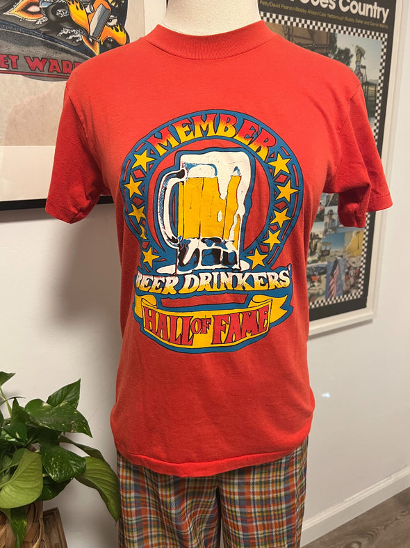 Vintage 80’s Beer Drinker Hall of Fame Tee