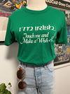 Vintage 80's Funny Irish Tee