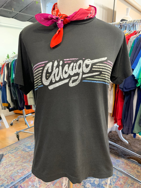 Vintage 1980's Distressed Chicago Tee