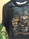 Vintage 1989 Harley 3D Emblem Survivors Tee
