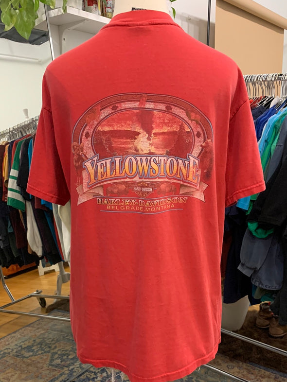 Vintage 90's Harley Yellowstone Tee