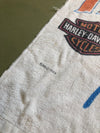 Vintage 1986 Trashed Harley Beach Towel
