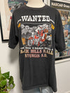 Vintage 1987 Wanted Black Hills Rally Tee