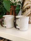 Vintage 70s Retro Flower Mug Set