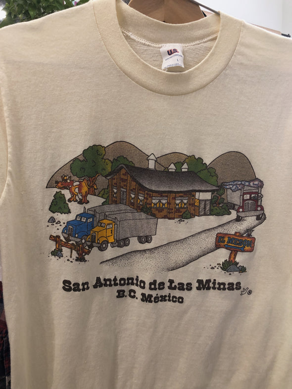 Vintage 1980s San Antonio de Las Minas Mexico Tee