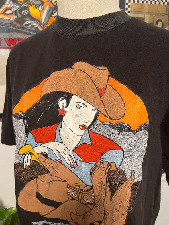 Vintage 80'/90's Cowgirl Tee