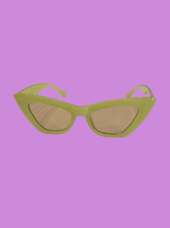 Cat Eye Sunglasses- Kiwi