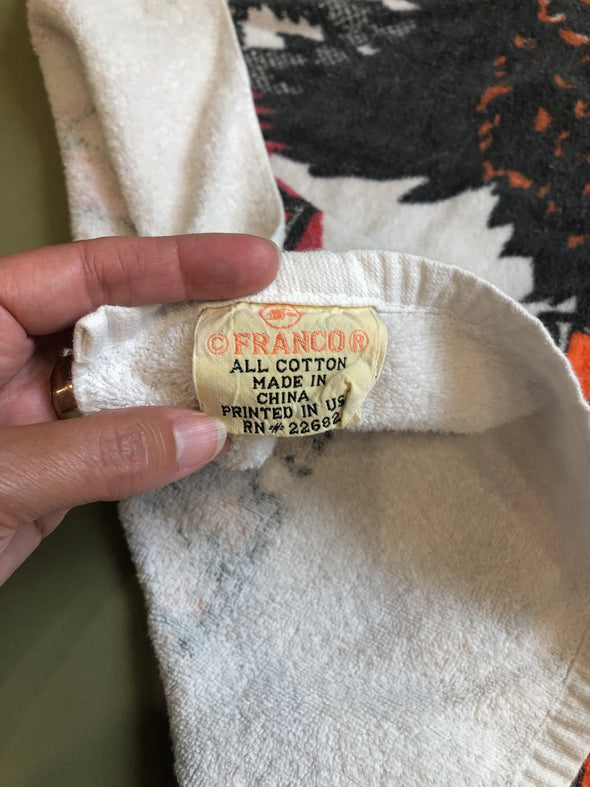 Vintage Harley "Live to Ride" Towel