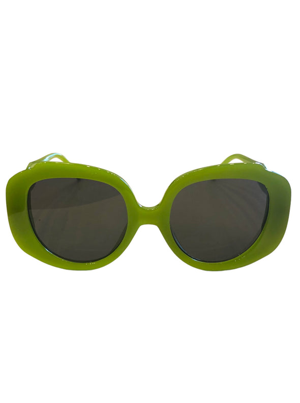 70's Inspired Avocado Sunglasses