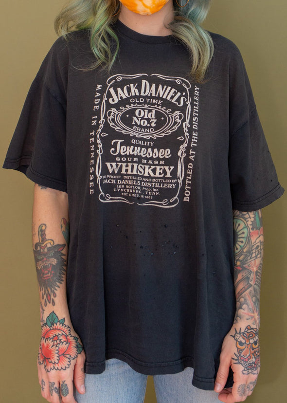 Vintage 90s Grungy Jack Daniels Tee